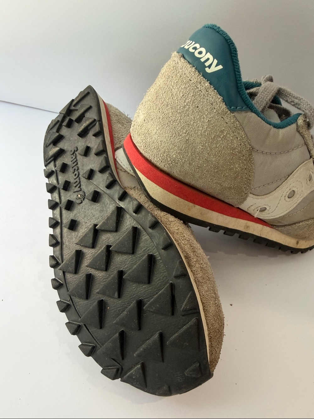 Saucony Jazz Original Big Kid 'Grey Blue Red'